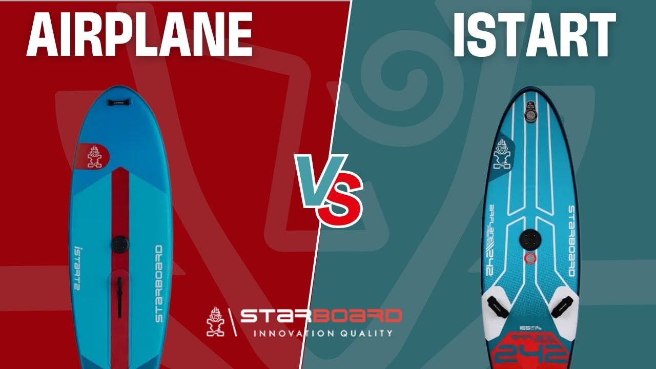 Starboard airplane 2025 vs. Starboard Istart 2025 | windsurfboard comparison