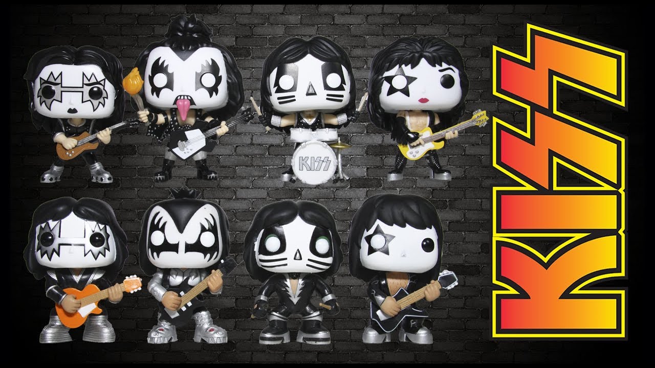 KISS Funko Pops collection review - YouTube