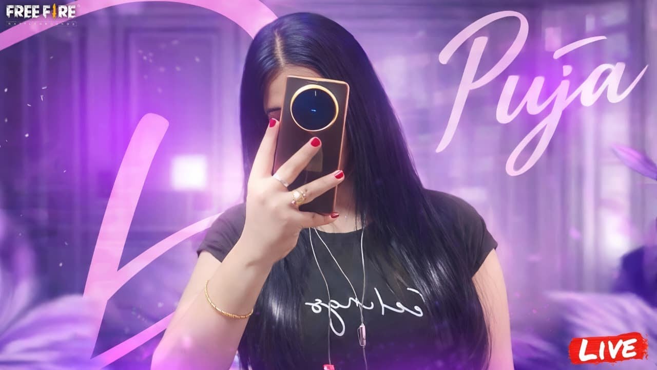 FREE FIRE GIRLS VS BOYS CUSTOM LIVE REACTION | REDEEMCODE GIVEAWAY #freefirelive #pujalive #facecam