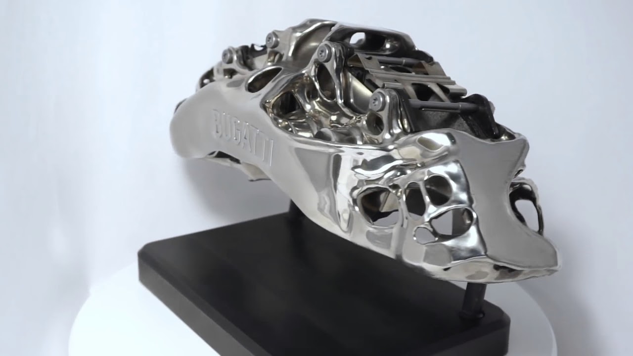 Les étriers de freins de la Bugatti Chiron imprimés en 3D et en titane ! –  LIGNES/auto