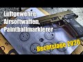 Druckluftwaffen im Waffengesetz (Luftgewehr, Airsoft und Paintball)