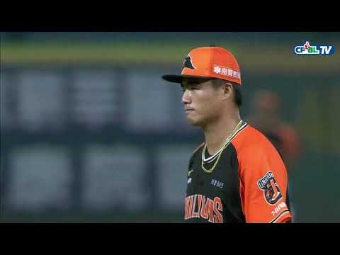 09/06 統一 vs 兄弟 五局下，施子謙連續抓下兩個出局數化解危機