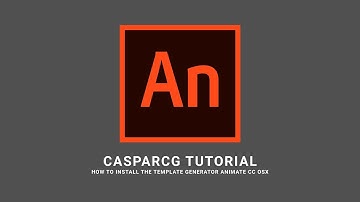 How to install Template Generator Animate CC OSX - CasparCG Tutorial