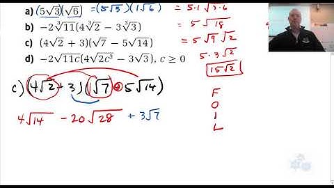 PC 20 5.2 Multiplying and Dividing Radicals