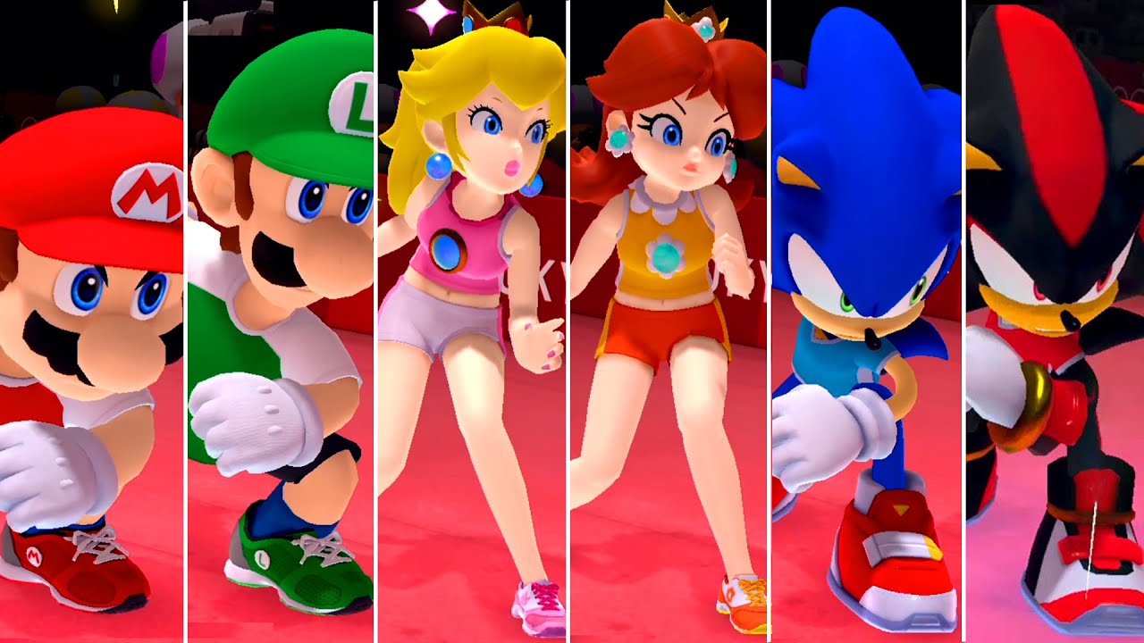 Mario & Sonic at the Olympic Games Tokyo 2020 - All Character Super Strikes (Table Tennis)