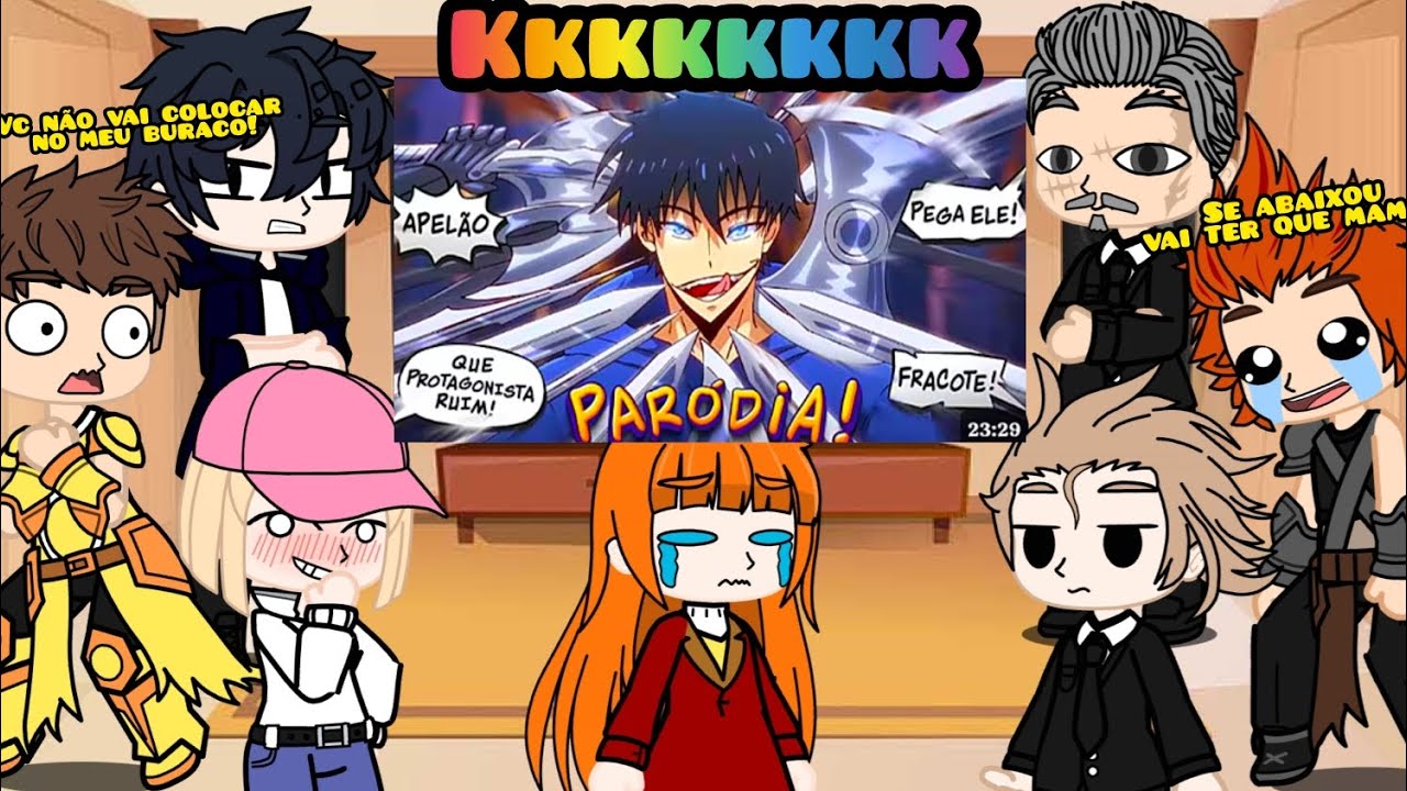 SOLO LEVELING react SERIA SUNG O MELHOR PROTAGONISTA DOS ANIMES? -REDUBLAGEM- 😂❤️ PARTE 2