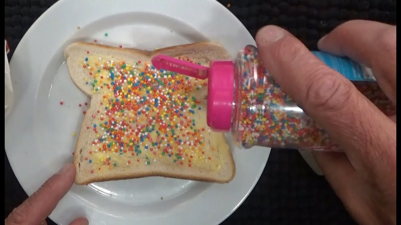 ASMR - Whispering & Eating Fairy Bread - Recreating Old Videos - Australian Accent