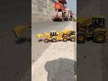 Remote Control 2Jcb Excavator Offroding 🔥 Tasting review road rollerunboxing#toys #mahindra #tracto