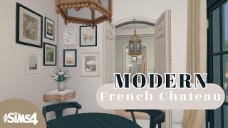 Modern French Chateau // The Sims 4 Speed Build