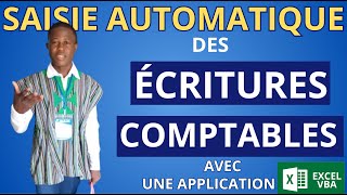 Application Excel VBA geniale  pour saisie automatique des ecritures comptables