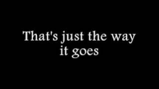 Video thumbnail of "The Way It Goes - The Click Five Lyrics"