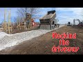 Spreading Rock On The New Driveway At Diamond Grove Adventures