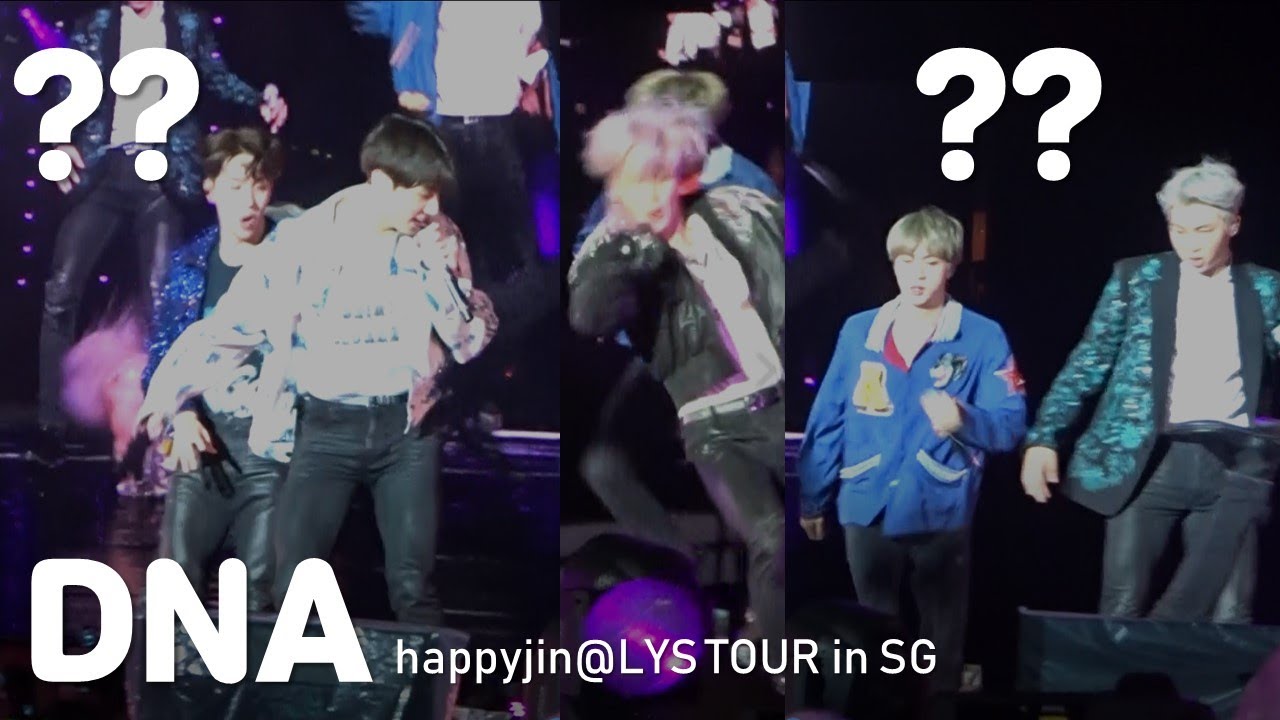 190119 BTS _ (4K) DNA (feat. jimin sliding) @LYS TOUR in Singapore