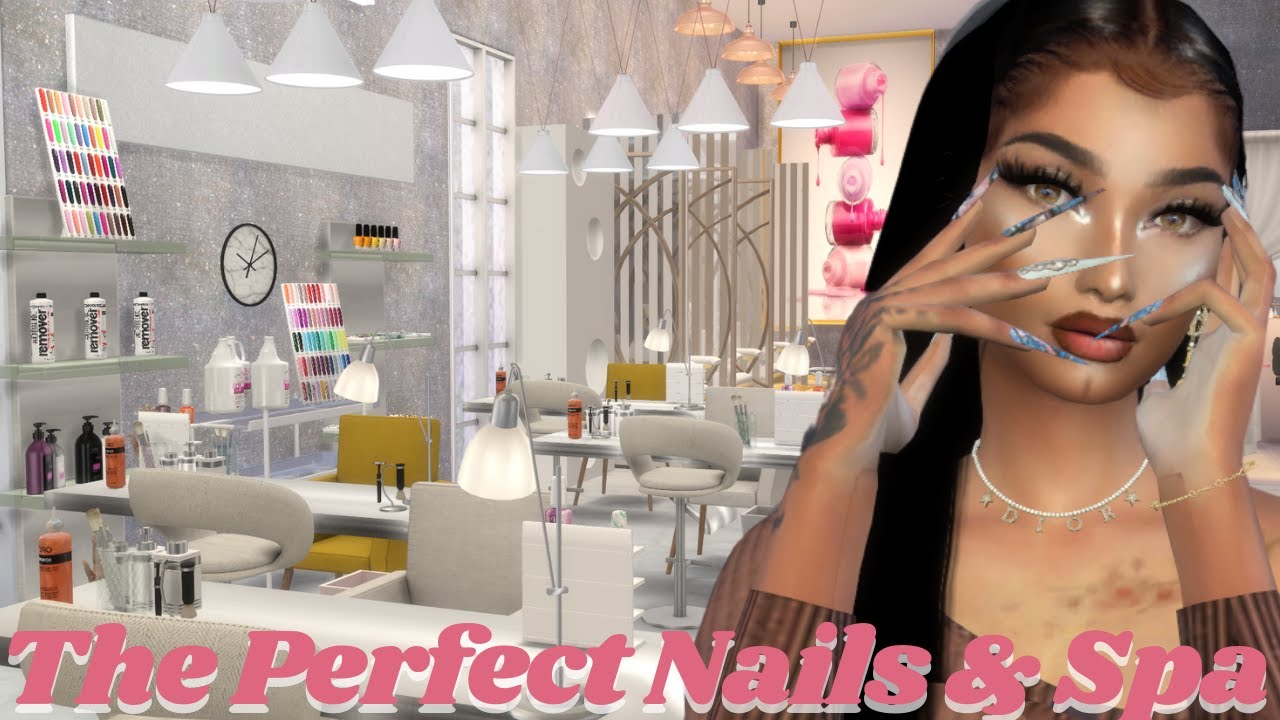The Sims 4 The Perfect Nails & Spa (Tour) Furniture CC Folder & CC