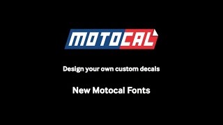 New Motocal Fonts