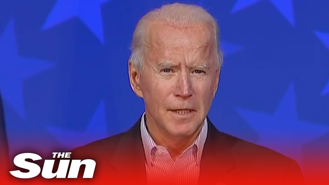 Joe Biden says every vote must be counted