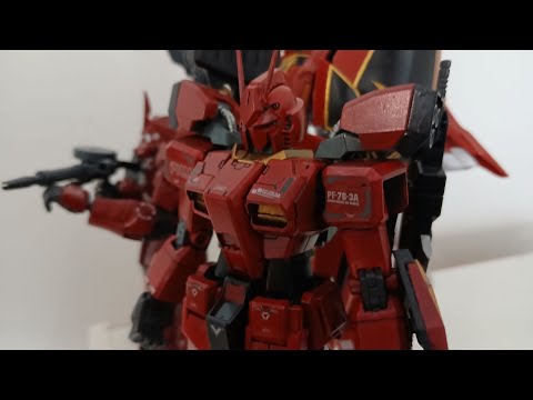 หัวร้อน ไฟท์เตอร์GUNPLAMGAmazingRedWarriorรีวิวและทำสี  GUNPLA  MG Amazing Red Warrior รีวิวและทำสี