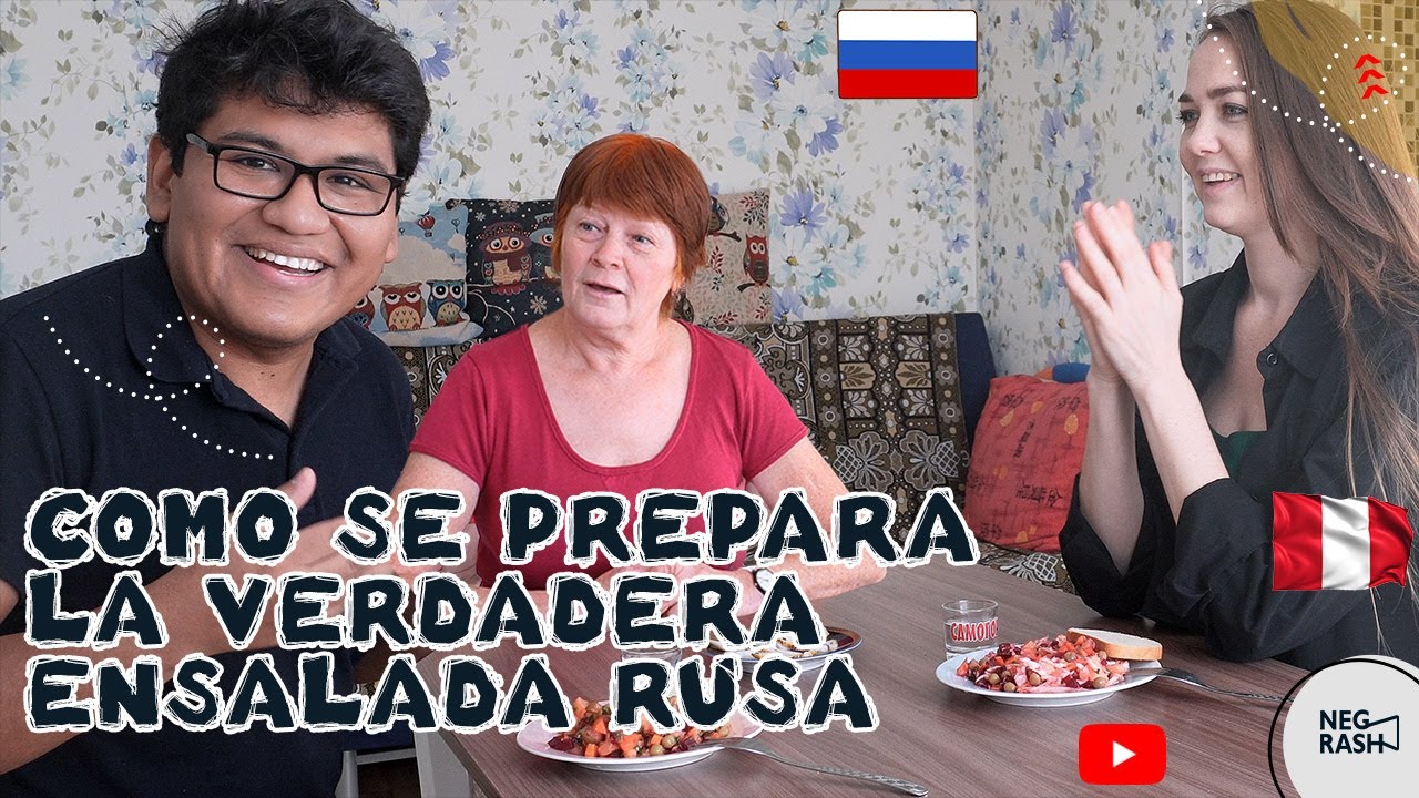 como se prepara la verdadera ensalada rusa/gastronomia rusa/latinos viviendo en rusia/mujeres rusas