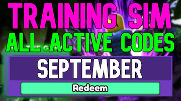 All New September 2022 Codes for ️Training Simulator ROBLOX WORKING Training Simulator Codes