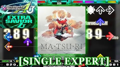 【DDR A3】 MA・TSU・RI [SINGLE EXPERT] 譜面確認＋Clap