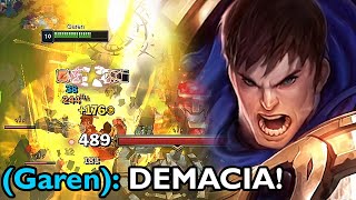 PEOPLE DON'T WANT TO PLAY VS GAREN (HE ONESHOTS YOU)