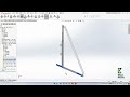 Adjustable balcony solar mounting structure