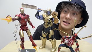 自由度が半端なく高いアベンジャーズ のフィギュアで遊んでみた結果...www