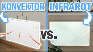 ELEKTROHEIZUNG vs. INFRAROTHEIZUNG | Konvektionsheizung oder Infrarotheizung kaufen?