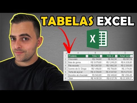 Vídeo: Como Inserir Uma Tabela No Excel