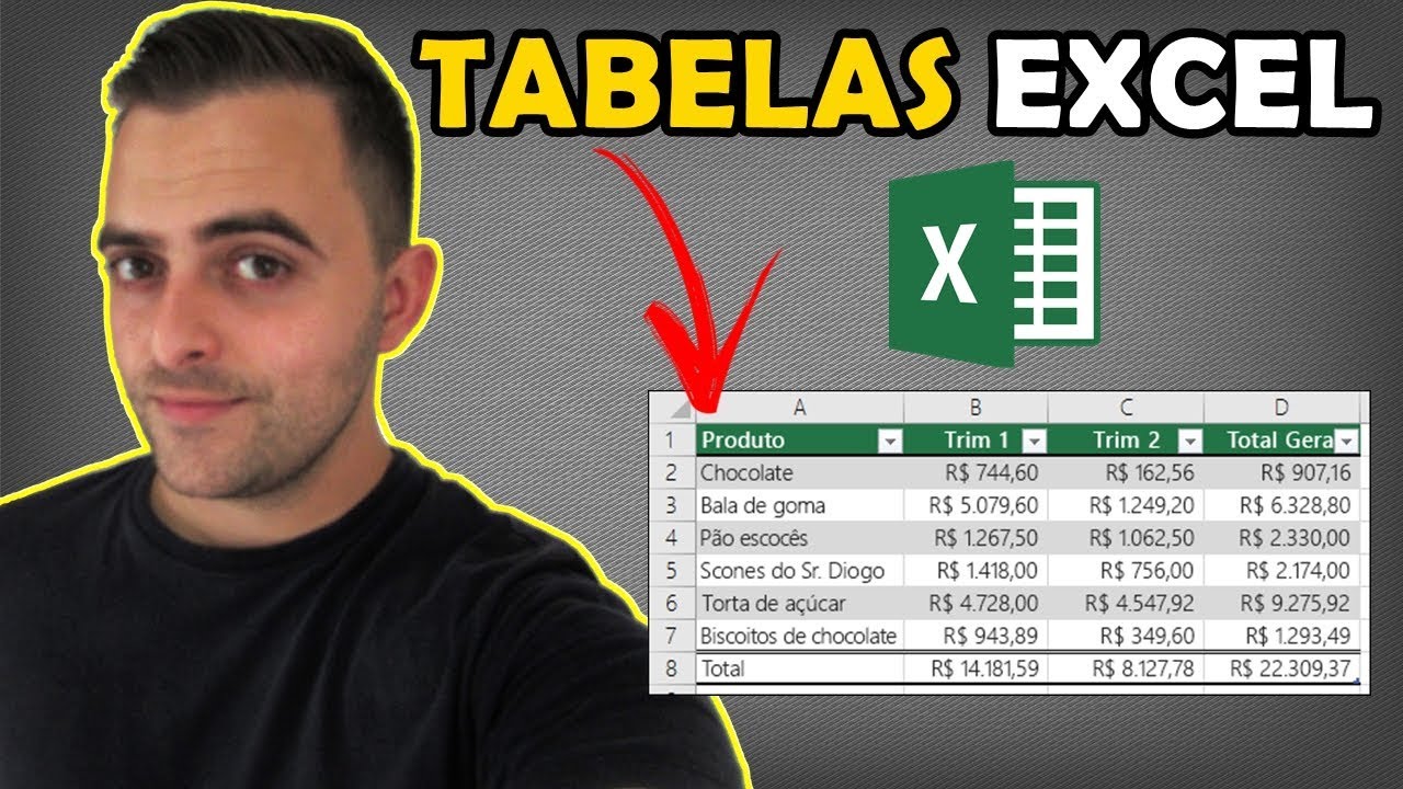 Tabela em excel