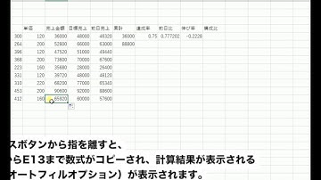 数式のコピー（１）オートフィル － noa出版 リファレンス動画 Excel 2016 － noa出版 リファレンス動画 Excel 2016