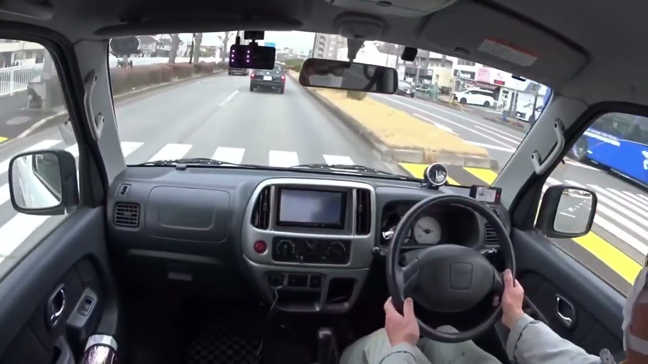 多摩ニュータウン通り 走行  エブリイワゴンスポーツ