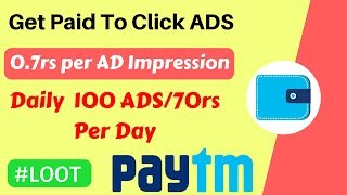 Earn paytm cash daily - 70rs per day 0.70 per ad impression | New App Loot screenshot 5