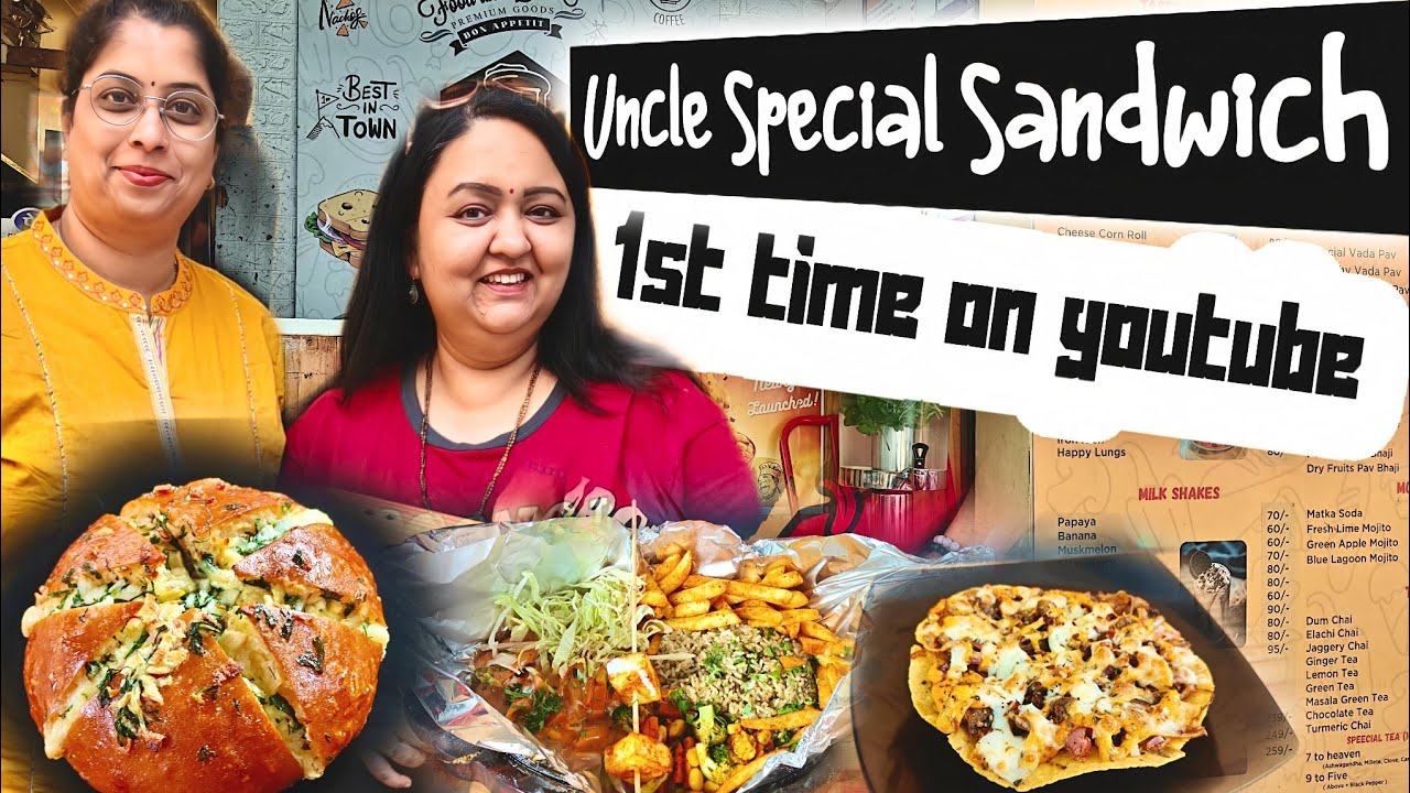 Uncle Special Sandwich 1st time on youtube | Roopa Prabhakar & Prashanth Neergundha vlogs | 