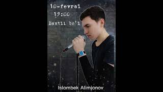 Islombek Alimjonov Baxtli Bol Cover Of Benom Dilnur Studio