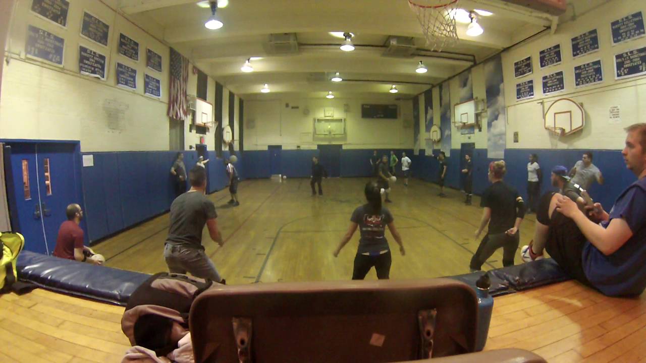 5/20/16 Dodgeball Practice Arkham, Gotham, Powerlords in NYC 05 YouTube