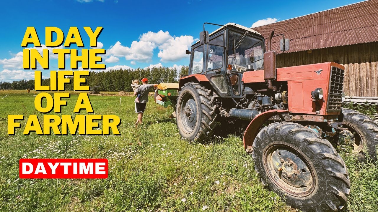 A DAY IN THE LIFE OF A FARMER (part 2) DAYTIME - YouTube