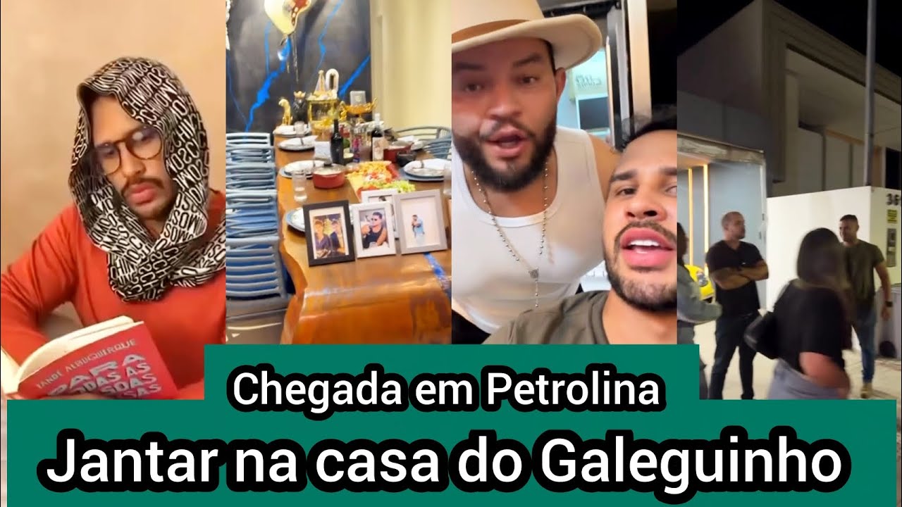 Lucas Guimarães chega em Petrolina acompanhado de sua equipe e é recebido por alguns conhecidos 