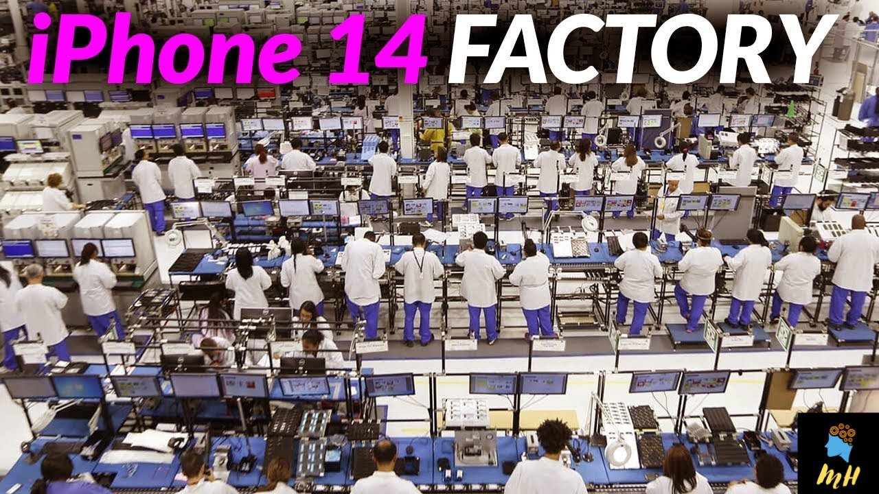 Inside the INSANE Apple's Iphone 14 factory & the War between Android ...