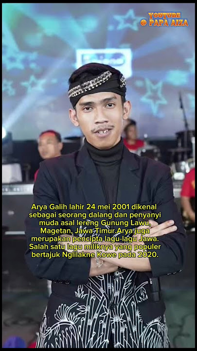 Biodata lengkap ARYA GALIH artis penyanyi Indonesia #biodatalengkap #aryagalih #laguindo #music #fyp