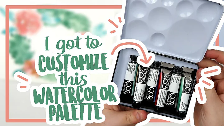CUSTOM CURATED Watercolor Palette from QoR! | Hang out with Me!