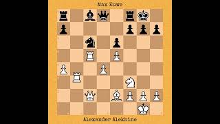 Alexander Alekhine vs Max Euwe | World Championship Match,1935 #chess