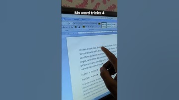😱Ms word tips and your 4🟢 #2023 #tranding #computer #msword #viral #shorts