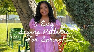 5 Easy Spring Patterns  Read Your Heart Collaboration