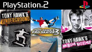 All Tony Hawk's Games on PS2