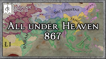 Crusader Kings 3: All under Heaven - 867 start - AI only timelapse