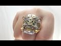 The expendable skeleton skull rings 2014 stallone lucky ring for sale