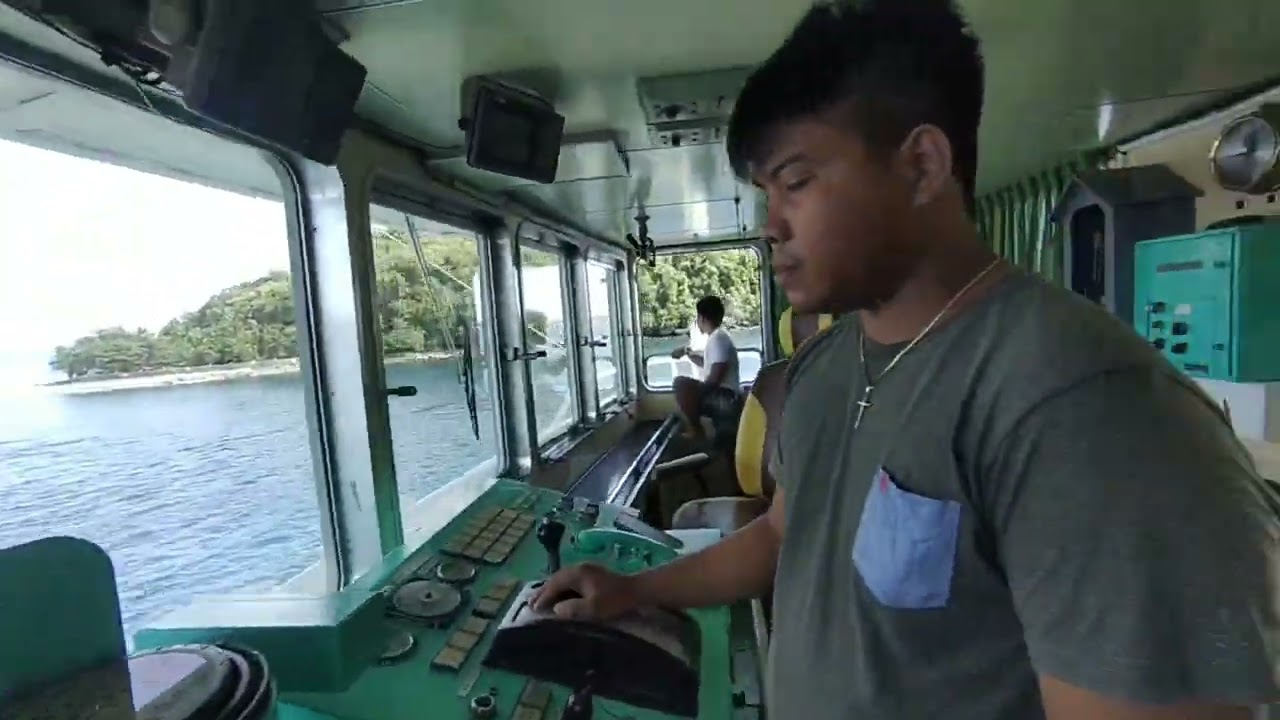 Mv. Maria Wynona Passing at the middle of Baco Chico Is bound to batangas port.