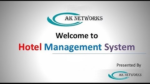 Hotel Management System Using  PHP+MySQL