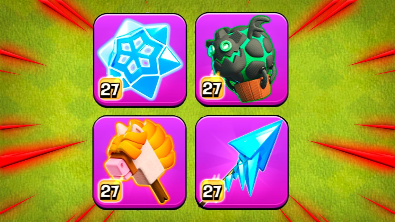 НЕ НУЖНЫ ТЕБЕ ЭТИ СНАРЯЖЕНИЯ ! ЛУЧШИЕ СВЯЗКИ НА ВСЕХ ГЕРОЕВ ! CLASH OF CLANS